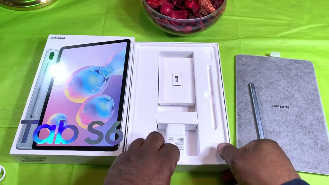 Samsung Galaxy Tab S6 Cloud Blue (8GB RAM/256GB Storage) Unboxing