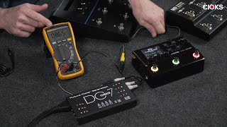 Video thumbnail for How to power Line 6 HX Stomp, HX Effects and others with CIOKS DC7 by CIOKS Power Supplies for Effect Pedals