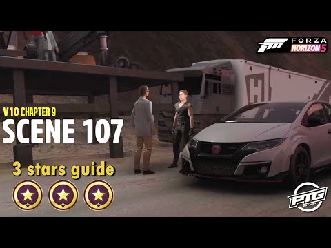 FH5 V10 Story: Scene 107 (3 stars guide)