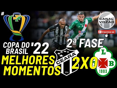 Gols e lances de Ceará x Tuna Luso