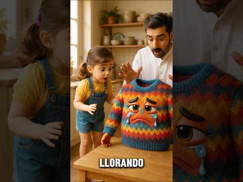 “¡Mamá, mi suéter llora de verdad! 😱🧥”