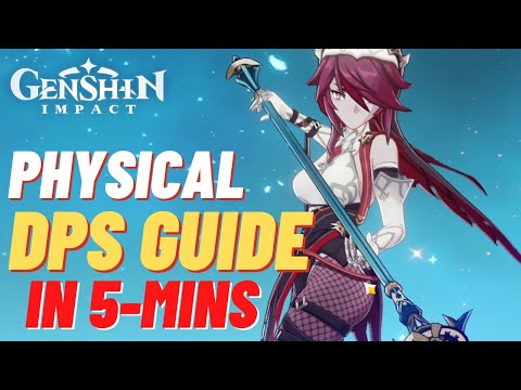 ~ ROSARIA PHYSICAL DPS Build/Guide in 5 Minutes ~ Genshin Impact