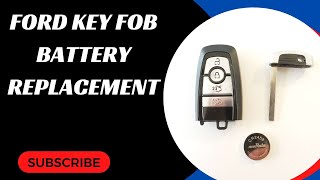 Ford Fusion Key Fob Battery Replacement (2017, 2018, 2019, 2020)