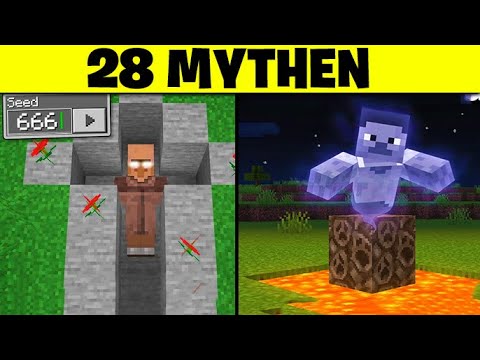 Flash - I test 28 CREEPY MINECRAFT MYTHS you won't believe!