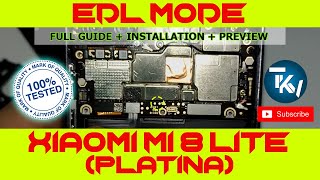 HOW TO ENTER EDL MODE MI 8 LITE 100% WORKS | EDL MODE PLATINA | EDL MODE XIAOMI DEVICES | TKV