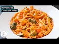 Homemade Cheesy Vegetable Noodles | Vegetable Noodles in Cheese Sauce ~ The Terrace Kitchen