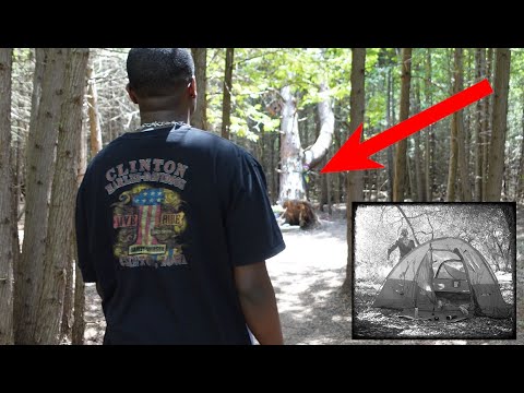 EXPLORING THE GHOST FOREST!! (The Tent Lady) - VLOG #2