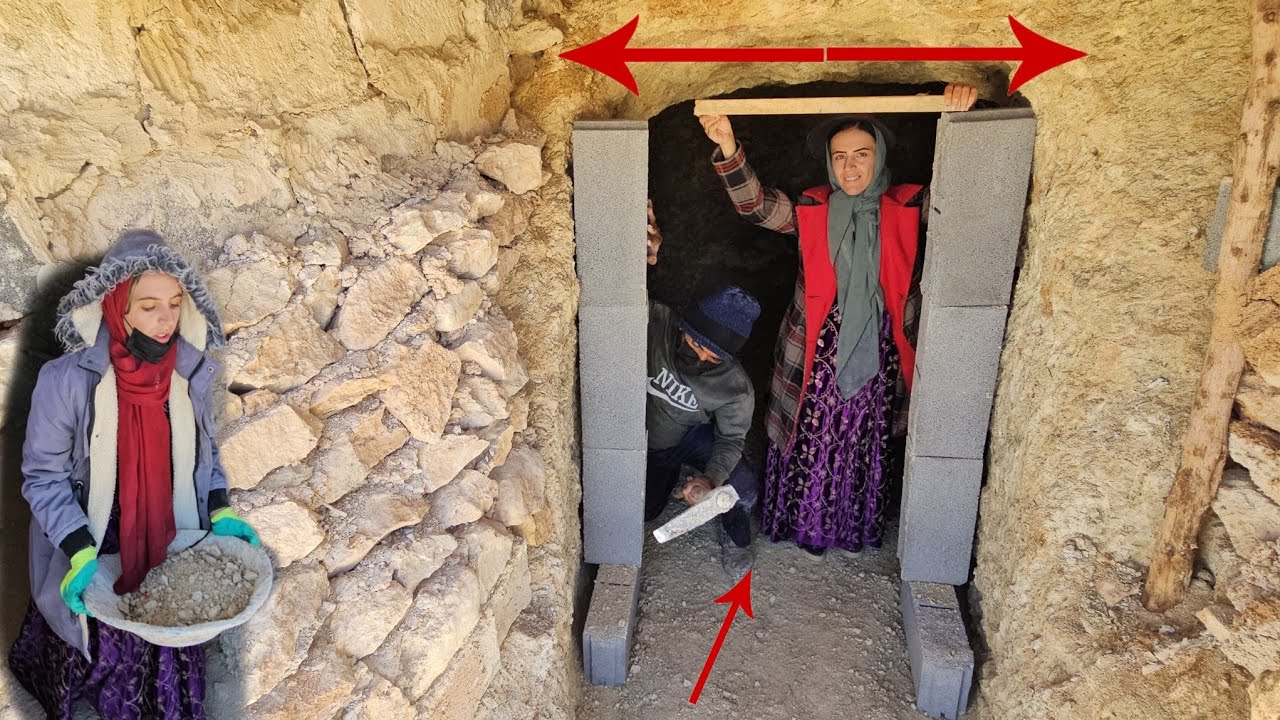 Magical Cave: Pregnant Mother's Unique Design for Amazing Cave Entrance