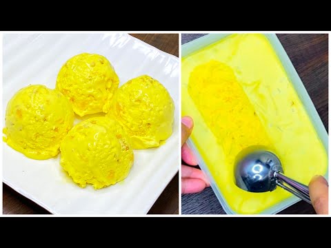 Homemade Pineapple Ice Cream Recipe | Eggless | No Ice Cream Machine | Easy Ice Cream Recipe
