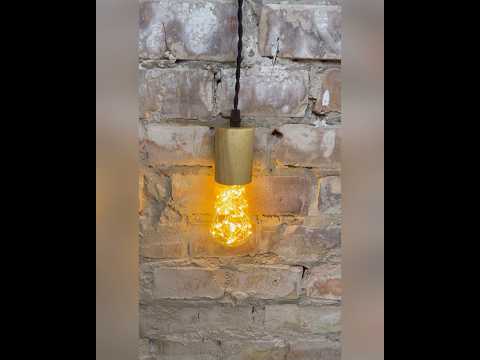 Гірлянда з дерев'яними патронами 4 метри + 3м шнур на 5 ламп