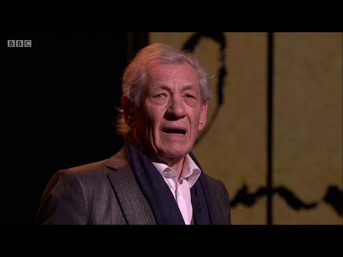 Ian McKellen performs speech about immigrants by Shakespeare from Thomas More (23/4/2016)