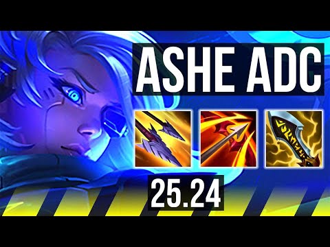 ASHE & Lulu vs SAMIRA & Maokai (ADC) | Perfect KDA: 17/0/8, 39K damage | EUNE Master | 25.24