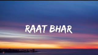 Arijit Singh &amp; Shreya Ghoshal - Raat Bhar (Lyrics video)|Heropanti