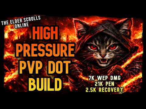 🔥ESO Subclass PVP DOT Build - High Pressure (DK/Necro/Sorc) #eso #esopvp