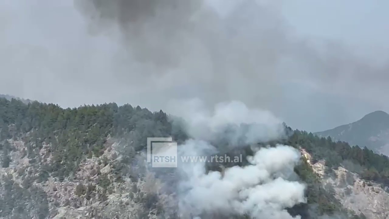 26 vatra zjarri, 4 aktive dhe 2 nën mbikqyrje, riaktivizohet vatra në Malin e Dajtit