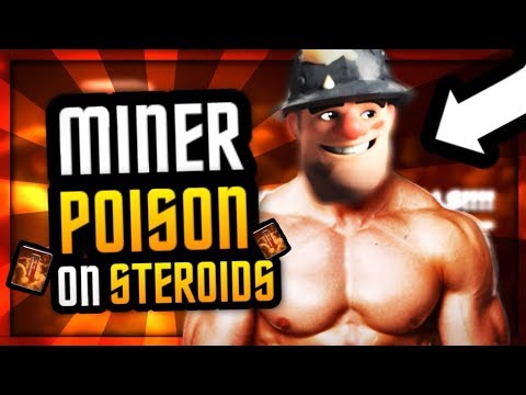New MINER POISON DECK on STEROIDS :: POMPEYO'S #1 DECK in Clash Royale
