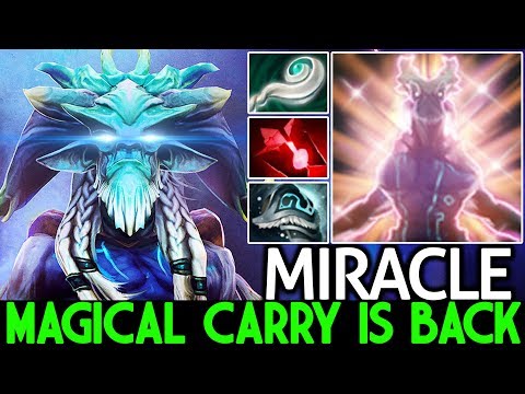 MIRACLE [Leshrac] Magical Damage Carry is Back Pro Gameplay 7.24 Dota 2