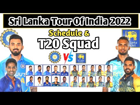 India vs Sri Lanka T20 Series 2022 | India & Sri Lanka T20 Full Squad & Schedule | India Series 2022