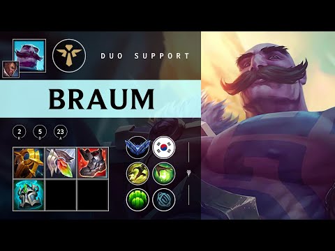 Braum Support vs Syndra - KR Diamond Patch 25.24