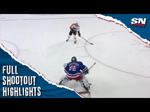 Philadelphia Flyers at New York Rangers | FULL Shootout Highlights