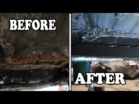 Fixing the RUSTY frame on my MK2 Toyota Supra!