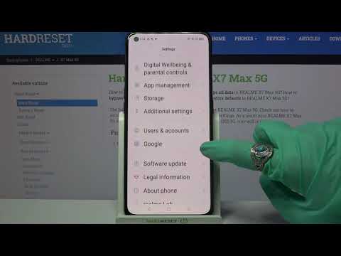 Turn On High Contrast Text – REALME X7 Max and Accessibility Features