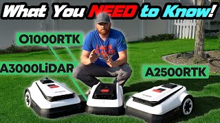 I Tested All 3 ECOVACS GOAT Mowers — Here’s What You NEED to Know (O1000 vs A2500 vs A3000)
