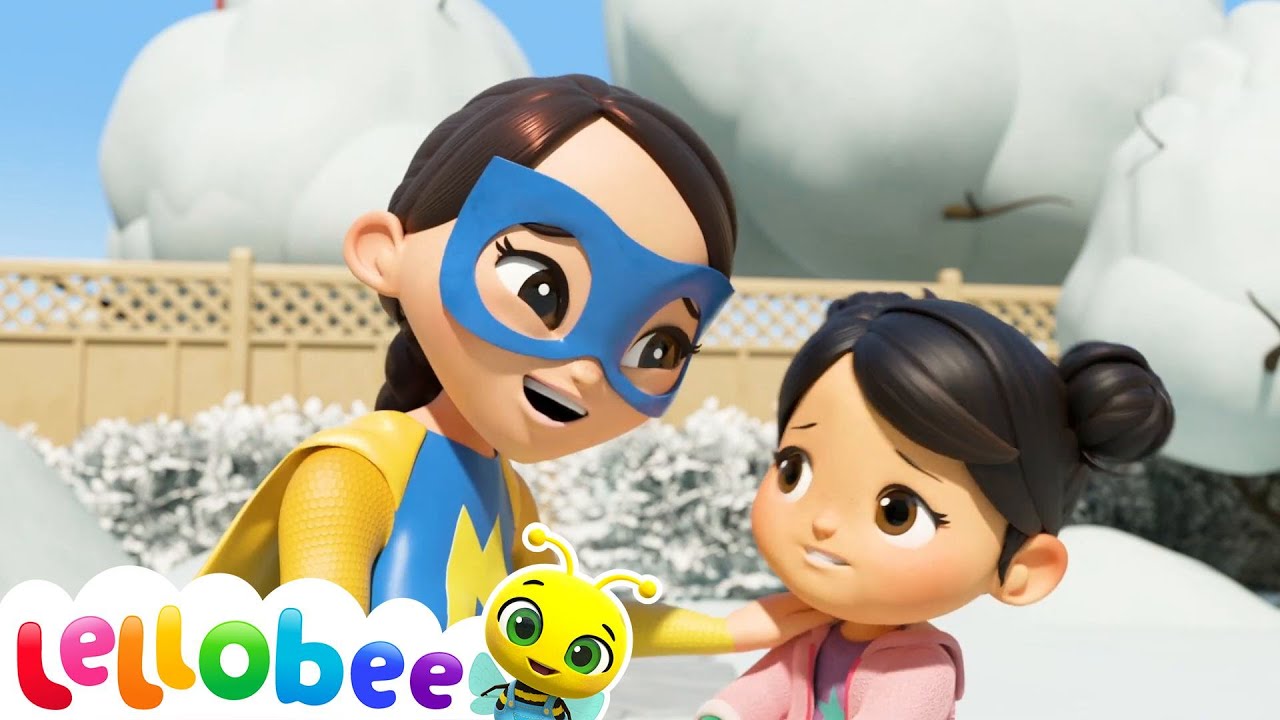 Super Mom Christmas Special |  Songs | Learn with Lellobee Nursery Rhymes - Moonbug Kids