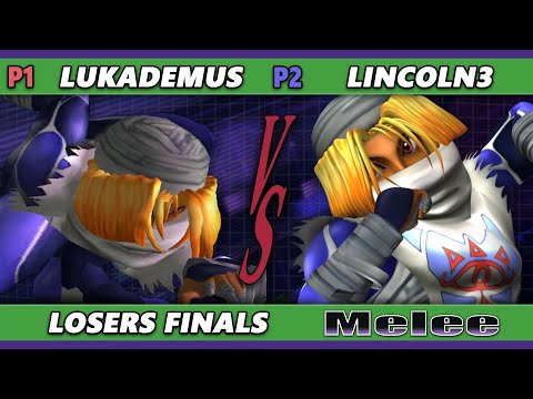 S@X 460 Losers Finals - Lukademus (Fox, Marth) Vs. lincoln3 (Sheik, Jigglypuff) Smash Melee - SSBM