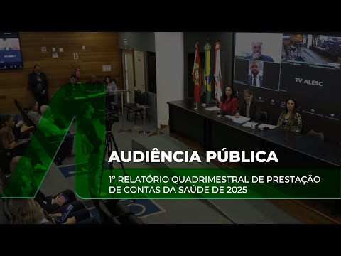 Audiência Pública - 1º Relatório Quadrimestral de Prestação de Contas da Saúde de 2025