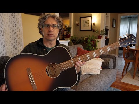 Recording King ROS-7-MBK - Dirty 30's Dreadnought image 7