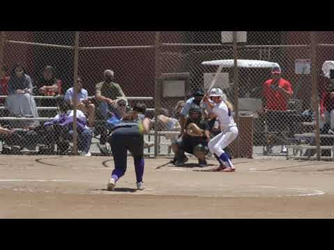 Fastpitch pitcher Sierra Black in game video.  5-29-21