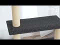 Albero Per Gatti Con Tiragraffi In Sisal Grigio Scuro 70 Cm - Foto miniatura 1