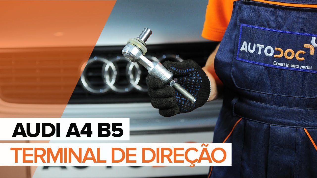 Como mudar terminal de direção em Audi A4 B5 Avant - guia de substituição