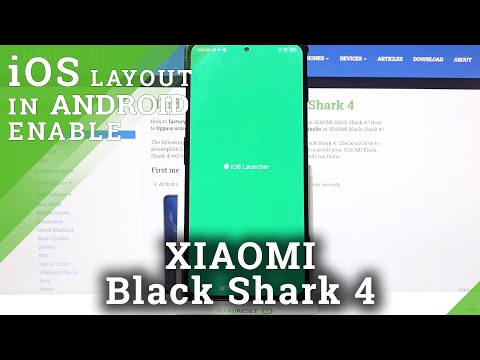 How to Download and Apply iOS Launcher on XIAOMI Black Shark 4 - iOS Launcher on Android Device