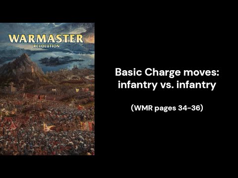 Warmaster Revolution - basic Charge (infantry vs infantry)