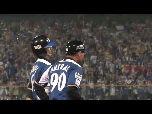 4回裏 カワイイ顔してわりとやる!! ファイターズ・谷口 2点タイムリー3ベースヒット!! 2014/7/16 F-L