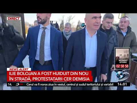 Ilie Bolojan a fost huiduit la Botoșani. Prim-ministrul este în țară pentru a discuta cu primarii