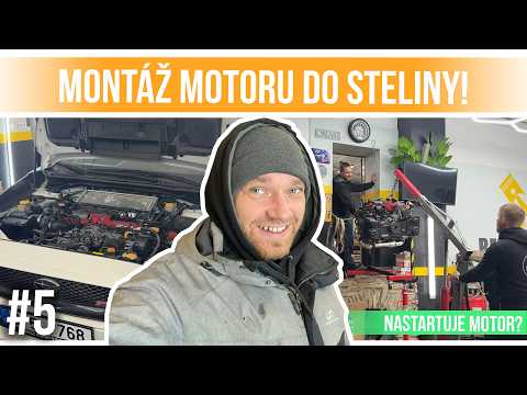 Montáž motoru a první start EJ25 Wrx STI🔧 Nastartuje Boxer a ožije Stelina?🔧 Poslední díl