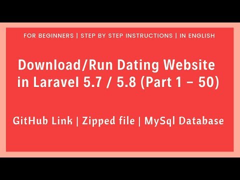 Run Dating Social Networking Website in Laravel 5 8 Offline Part 1 50