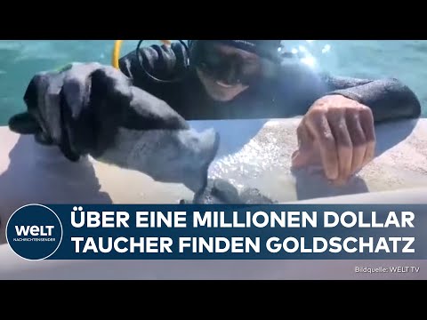 USA: 1715 in Hurrikan gesunken - US-Taucher finden riesigen Goldschatz vor der Küste Floridas