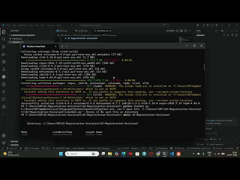 Task Demo - DAS003147 - Registration Assistant