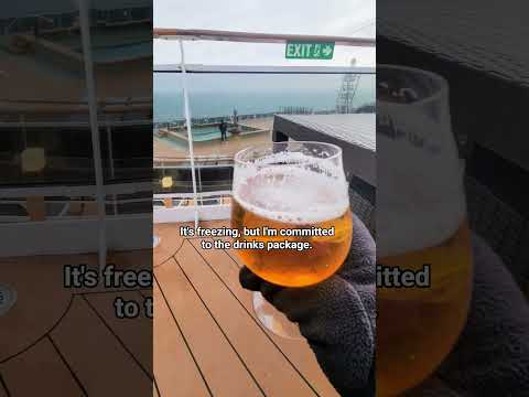 Thumbnail for It’s freezing, but I’m committed to the package  #iceicebaby #cruiselife #short