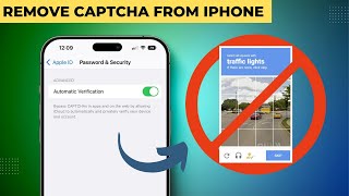 How to remove Captcha iPhone