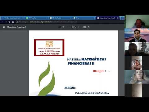 Video clase Mat. Financieras II. G. Tanhuato 504. Parte 1.