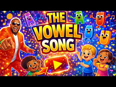 The Vowel Song | Long and Short Vowel Sounds | Nursery Rhymes + Kids Songs | Phonics | Vowel Sounds