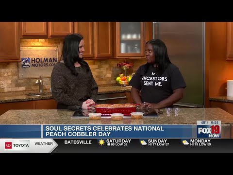 Restaurant Soul Secrets celebrates National Peach Cobbler Day