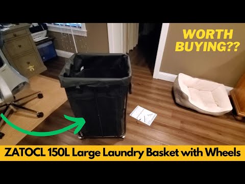 ZATOCL 150L Large Laundry Basket with Wheels, Rolling Laundry Hamper with Removable Bag - Worth It?