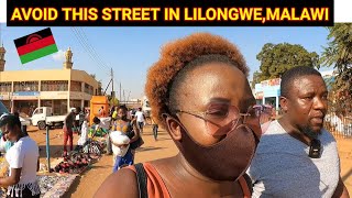 This is Bad Luck &amp; Going To Devil Street, Lilongwe Malawi Downtown.