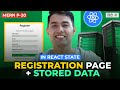 22 Complete Registration Page UI Stored Form Data In React State Variable MERN Series